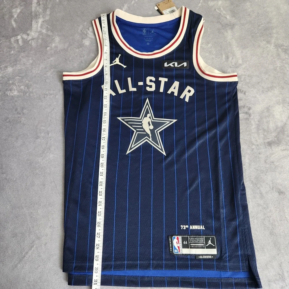 New NBA Stephen Curry All-Star Jersey 2024 Jordan Brand Blue Swingman Men's M